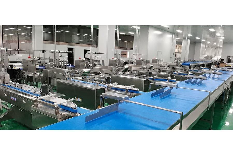 flower cake automatic feeding packaging line chocolate bar packing line custom-made flower cake automatic feeding packaging line chocolate bar packing line custom-made